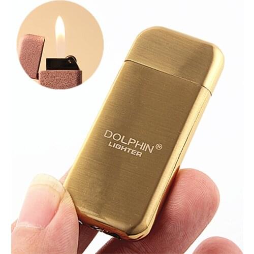 Colorful Sanded Creative Grinding Wheel Flame Lighter Cigarette Accessories Gas Lighter