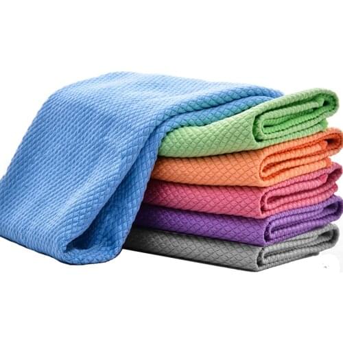 10/5Pcs Microfiber Cleaning Towel Car Detailing Cleaning Towels Absorbable Car Window Cleaning Cloth Wipes Auto Drying Wash Rags