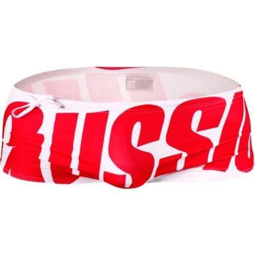 12 Colors Printing Swimsuit Men sexy Swimwear Men Gay Swimsuits Swimming Briefs Trunks Mens Swim Shorts Beach Wear