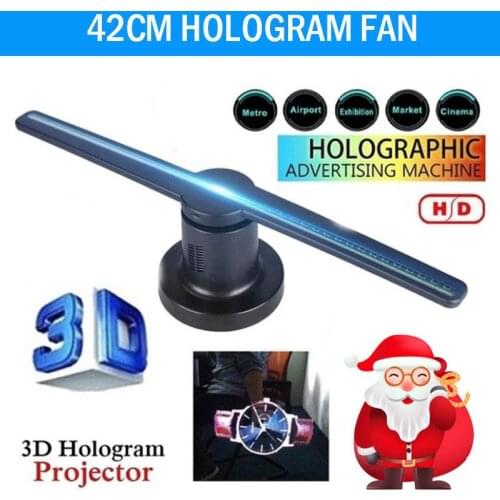 224 LEDs 3D Hologram Projector Fan 3D Hologram Dispaly Projector Fan New 3D Hologram Projector Fan Holographic Advertising