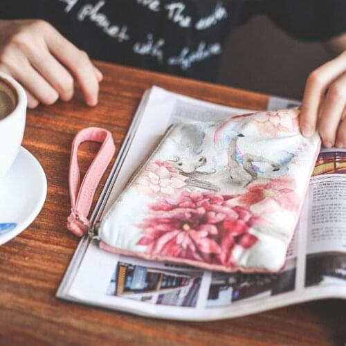 35PCS / LOT Girl Purse Coin Zipper Wallet Cute Women Coin Purse Cartoon Vintage Wallets Card Holder Bag Wholesale