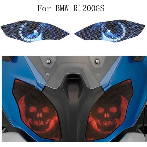 Motorcycle accessories headlights stickers headlights decorative protection transparent film For BMW R1200GS 2015-2018