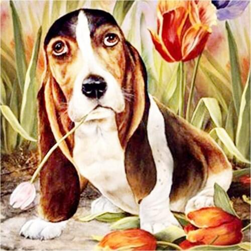 5D DIY Animal Dog Diamond Painting Cartoon Kid Full Drill Nouveaute Mosaic Embroidery Cross Stitch Home Decorative Handmade Gift