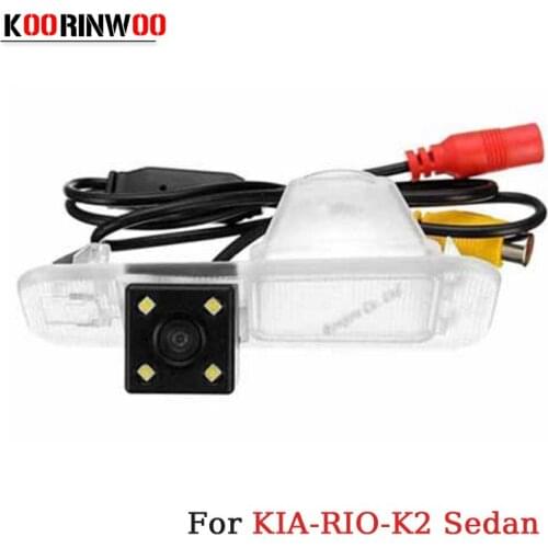 Car rear view camera for Kia/K2 Sedan 170 Degree CCD 4 LED Car reversing Camera Parking Assistance Night vision Waterproof Cam