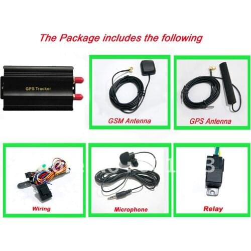 Car GPS tracker global positioning and monitoring