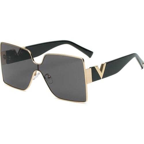 NONOR Brand Designer Big Mark Luxury Sunglasses With B For Men Women Rock Style Fashion Shades UV400 Vintage Glasses