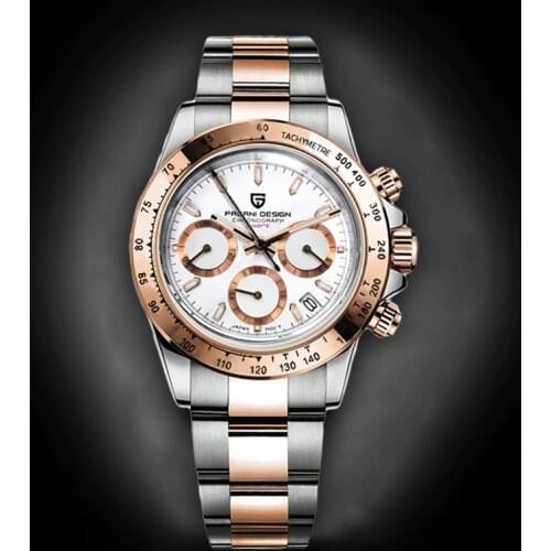 2020 PAGANI Design new mens quartz watches top luxury brand business watch stainless steel waterproof men chronograph fashion