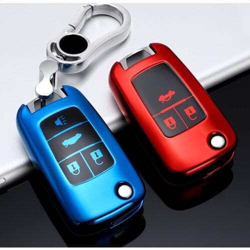 Soft TPU Car Key Case For Chevrolet Cruze Captiva Aveo Sail Malibu Buick Opel Vauxhall Astra J Corsa C Key Keychain Holder Cover