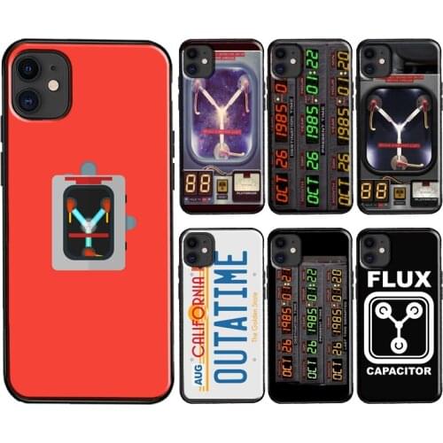 Back to the Future Flux Capacitor Case For iPhone 12 mini 11 Pro Max XR X XS Max 6S 7 8 Plus SE 2020 TPU Cover Shell