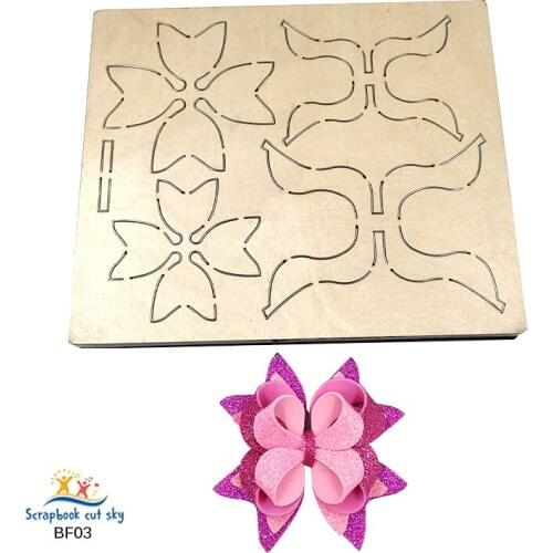 Bow DIY BF03 Muyu Wooden Mold Scrapbook Cutting Dies Suitable For Market General Machines