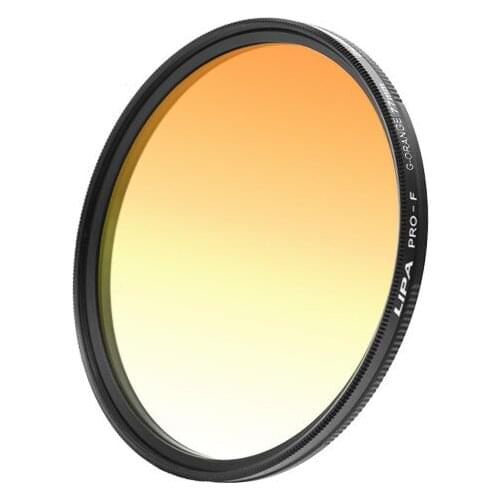 Gradient Sunset Round Camera Filter for Camera Lens Gradient UV Filter SLR Camera Effect Filter High Light Transmittance
