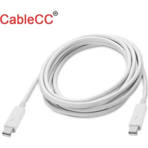 Cablecc Thunderbolt to thunderbolt cable Male to male (200 cm)