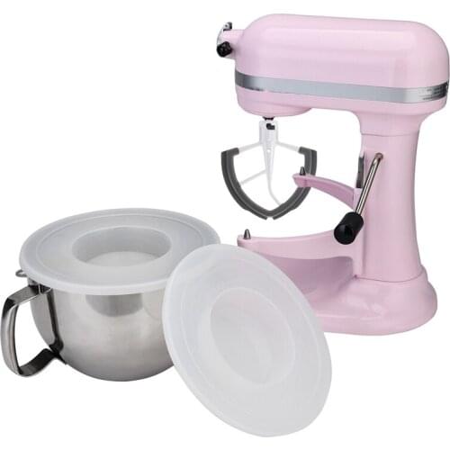 2Pcs Mixers Bowl Covers+Tilt-Head Stand Mixer Blade For Kitchenaid 5/6 Fermentation Lid -Lift Models KV25G And KP26M1X