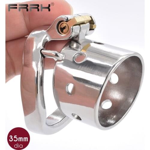 Small Penis Rings Stainless Steel Male Chastity Cage Sexual Wellness Bondage Cock Belt Lock Devices BDSM Sex Toys for Men