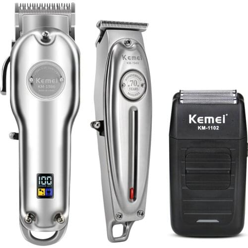 Kemei Hair Clipper Tools Electric Hair Trimmer Barber Hair Cutter Mower Hair Cutting Machine Kit Mombo KM-1986 KM-1949 KM-1102