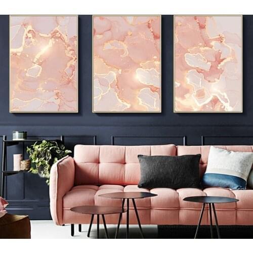 Nude Golden Marble Agate Canvas Painting Modern Posters and Prints Abstract Wall Art Nordic Pictures for Living Room Home Decor