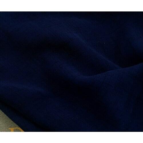 2 meters 150cm 59.05" width navy linen yarns fabric robe dress skirt shirt materials MM290