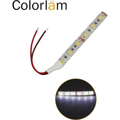 Colorlam 4pcs 10cm DC 12V 5050 SMD LED Light Bar Strip IP65 WATERPROOF LED Light for Camping Car Van