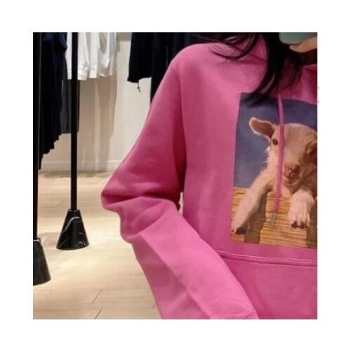 2021 Spring Autumn Mens and Womens Casual Hoodies Sweatshirts Animal Print Sweatshirt Hooded Pullover Tops Lady Jumpers