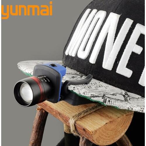 Waterproof And Powerful 2000 Lumens XPE Q5 LED Rechargeable Lamp Headlight Riding Headlight Flashlight Cap Hat Headlight Lamp