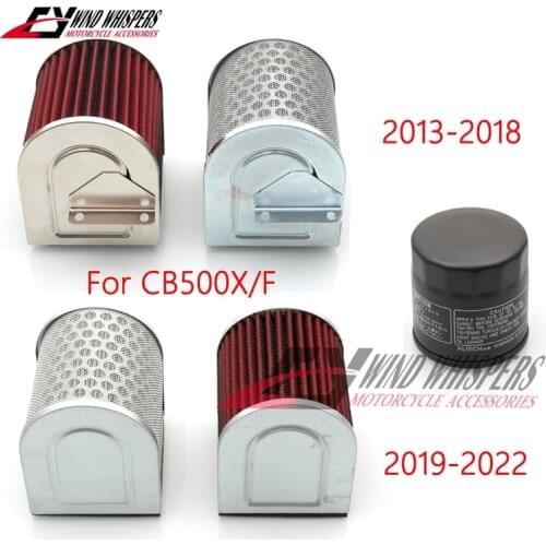 Motorcycle Air Filter Intake Cleaner For Honda CB500 CBR500 CB500F CB500X CBR500R CBR 500 R CB 500 X 2013-2018 2019 2020 2021
