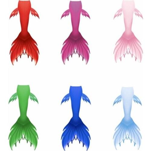 2018!NEW Kids Adults Mermaid Tail Swimmable Costume for Women Cosplay Costumes Swimming Big Tail Costumes