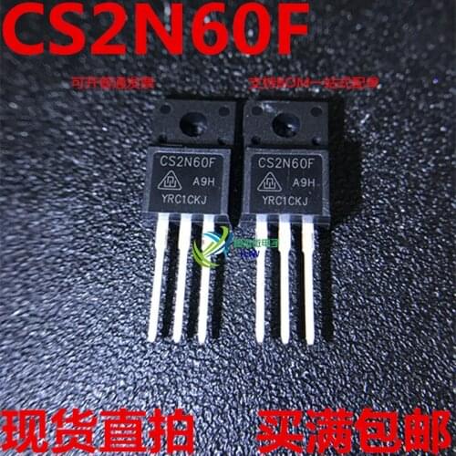 100% New Original Hot Sales 5pcs/lot 2A/600V CS2N60F CS2N60FA9H TO-220F