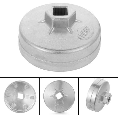 Aluminum Oil Filter Wrench Socket Remover Tool 74mm 14 Flute 903 For BMW Audi Benz Bora Golf Jetta FIAT Santana Passat Siena