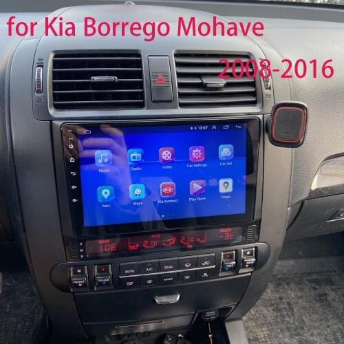 For Kia Borrego Mohave 2008 - 2016 Central Multimidia Android Auto Autoradio Bluetooth Apple Carplay Wireless Car Audio Radio CD