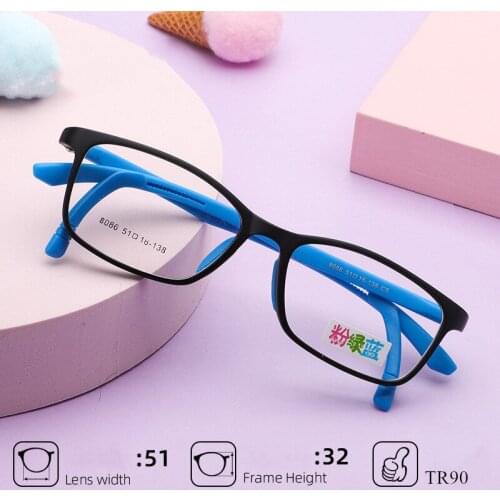 Bendable Children Optical Glasses Flexible One-piece Safe Eyeglasses Plain Mirror Silicone optical glasses Goggles Eyewear Frame