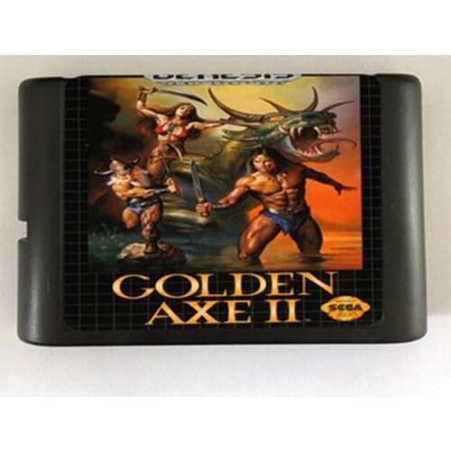 Golden Axe II Game Cartridge Newest 16 bit Game Card For Sega Mega Drive / Genesis System