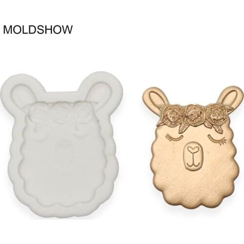 Animal Alpaca Baking Cake Decoration Tools Food grade silicone mold Fondant,Chocolate,Soap, Caramel, Sugar, Kitchen Accessories