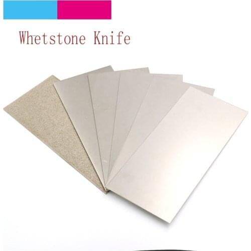 1pcs 80-3000 Grit Thin Whetstone Knife Polishing Plate Tools Fine Polished Diamond Square Sharpened Grinding Abrasive Stone