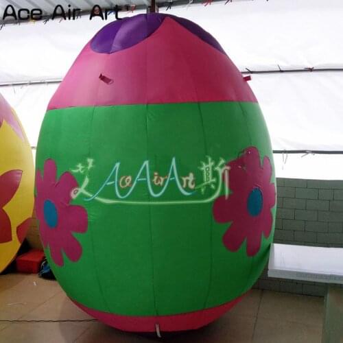 Inflatable Easter egg inflatable egg replica model with custom design inflatable easter decoration for festival/event party