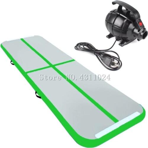 Inflatable Gymnastics Tumbling Mat Air Tumbling Track Air Floor Mat for Home Use With Electric Air Pump