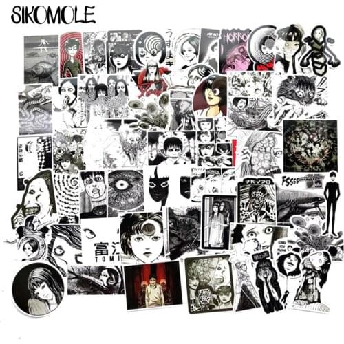 56 Pcs/lot Another Face Tomie Revenge Sticker Decal For Car Laptop Bicycle Motorcycle Notebook Waterproof Stickers F4