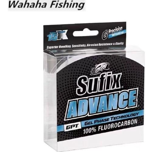 2021 New Sufix ADVANCE FC Carbon Line 91M Lure Fishing Leading Fluorocarbon Sea Fishing Mandarin fish