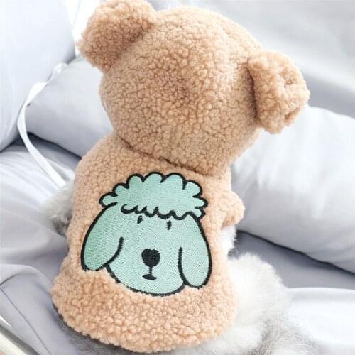 Autumn Winter Belly Protection Vest Warm Waterproof Clothes For Small Dogs Pet Clothes Pomeranian Costume