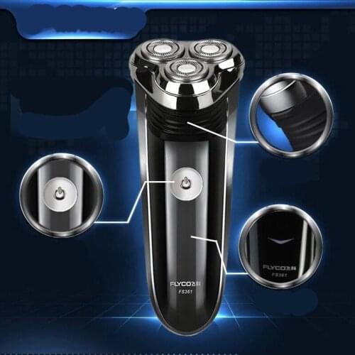 Face Care Rechargeable 3D Electric Shaver Floating HeadS Washable Electric Razor Men Beard Trimmer Shaving Machine Barbeador