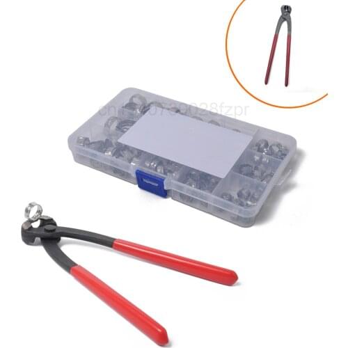 Best Selling Combination of 10 Specifications of Stainless Steel Single Ear Clamp 100 Oil Clamp Calipers