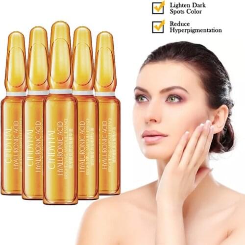 2ml 7pcs/set Hyaluronic Acid Dark Spot Corrective Ampoule Face Serum Moisturizing Anti-Aging Wrinkle Skin Care Essence