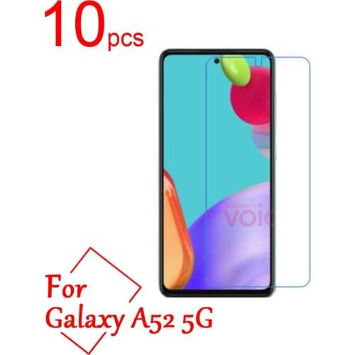 10pcs Clear/Matte/Nano Anti-Explosion LCD Screen Protector Cover for Samsung Galaxy Quantum 2 A82 A72 A52 5G Protective Film