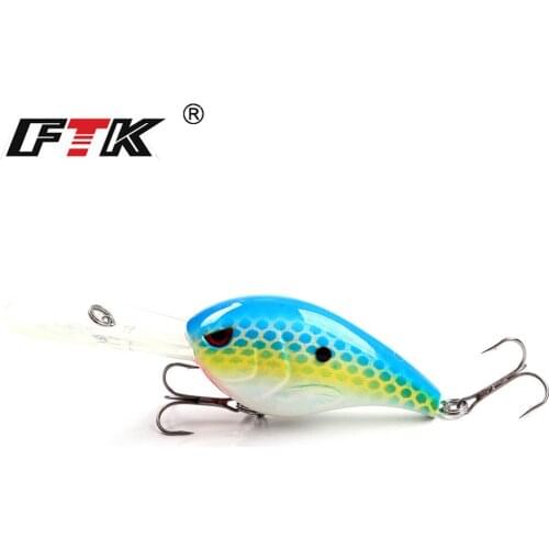 28g Topwater Long Tongue Crankbait Hard Fishing Lure 3D Eye Bass 7.6cm Wobblers For Trolling Artificial Crank Fishing Bait