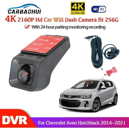 4K full HD 2160P High-quality night vision Car DVR Dash Camera Video Recorder camera For Chevrolet Aveo Hatchback 2014~2020 2021