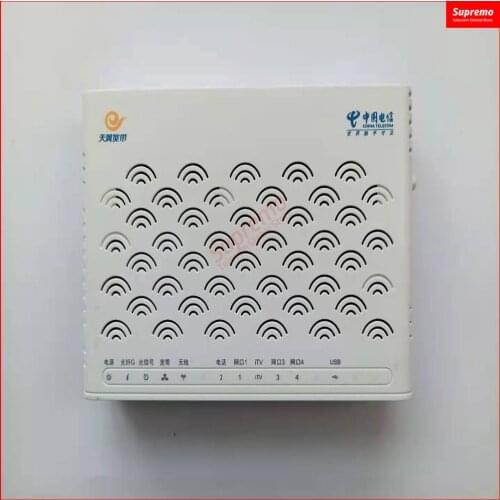 6pcs/Lot Used Second-hand F660 6.0 onu gpon onu com 1ge + 3fe 1 potes wifi Free shipping 100% original