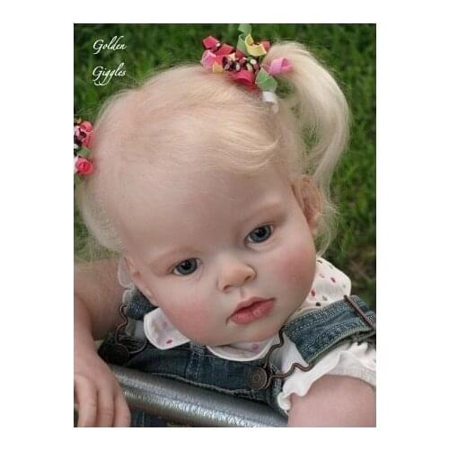 70cm big size reborn kits New model hot sale reborn doll kit Aby Rev DIY blank kit soft silicone vinyl real gentle touch model