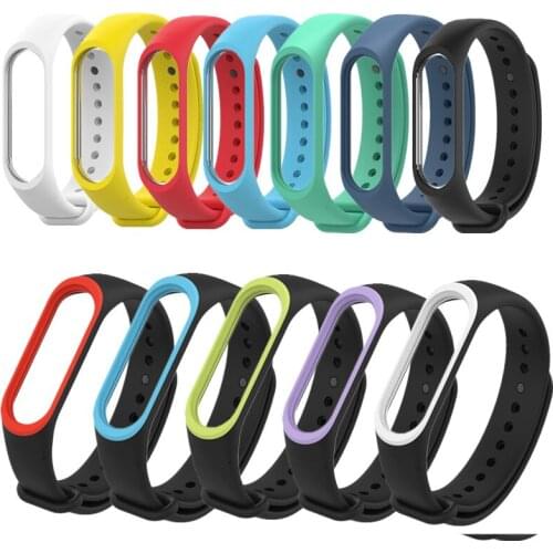 Bracelet for xiaomi mi Band 4 3 Sports strap silicone watch wrist strap for xiaomi mi band 3 4 accessories miband 3 4 Strap