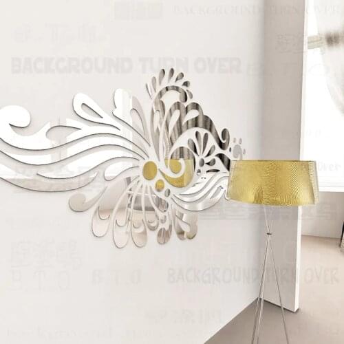 Creative Bohemia Ethnic TOTEM Decorative Acrylic Mirror Wall Stickers Home Living Room Bedroom Decor Room Door decoration R228