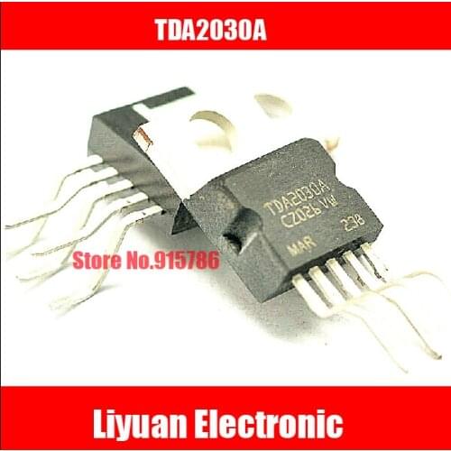 30PCS TDA2030A TDA2030 ST TO-220-5 linear audio amplifier / Power Amplifier / short circuit and thermal protection
