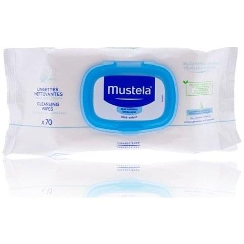 MUSTELA TOALLITAS LIMPIADORAS CON PERFUME 70 TOALLITAS RECAMBIO